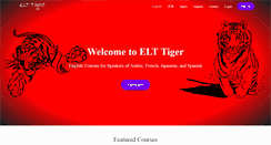Desktop Screenshot of elt-tiger.com